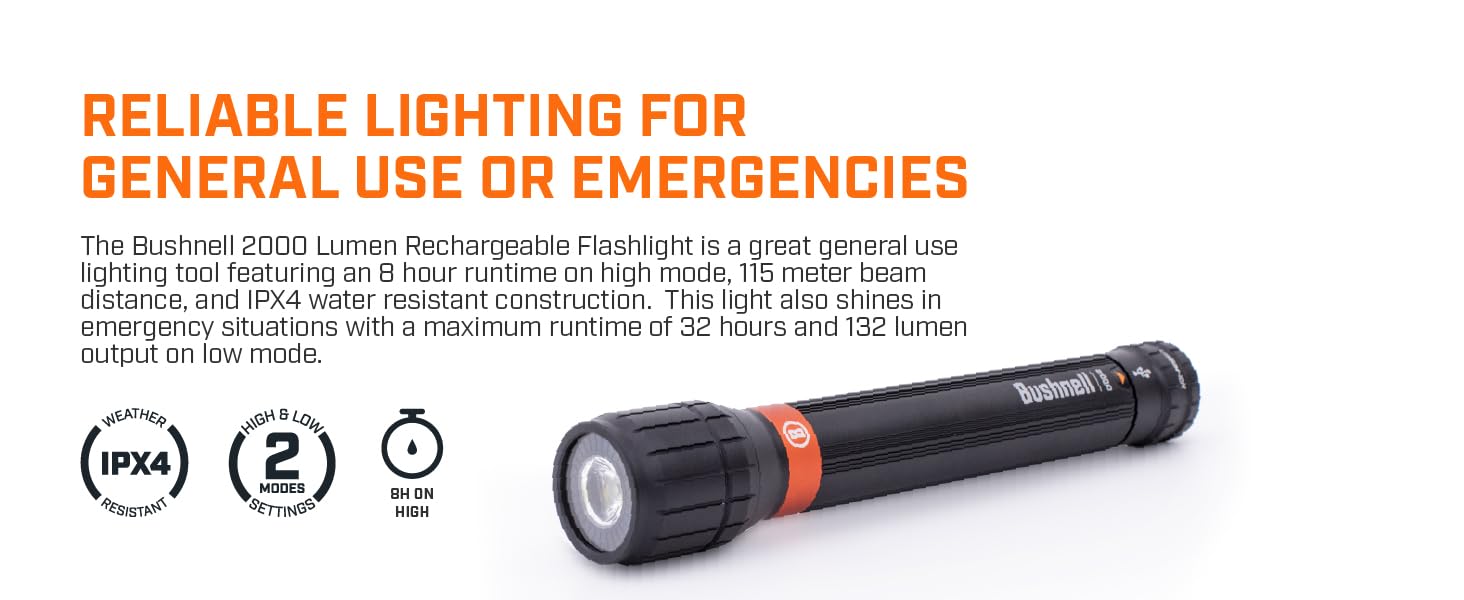 2000L Rechargeable Flashlight