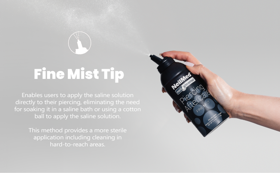NeilMed NeilCleanse Piercing Aftercare, Fine Mist Tip