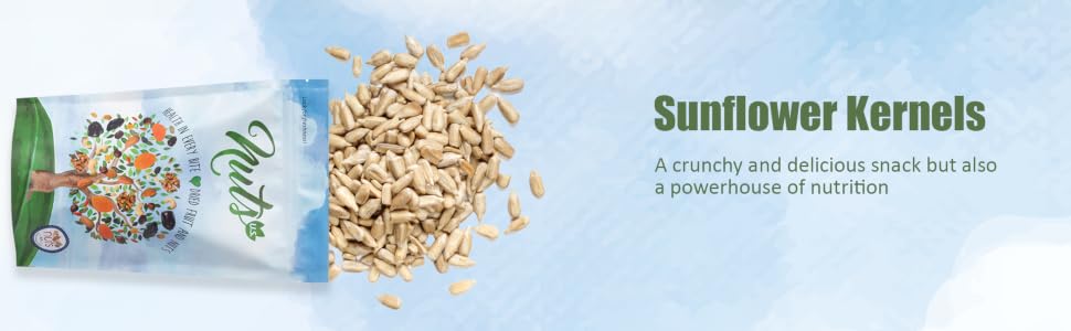 Raw sunflower seeds(kernels) coming out of a resealable bag