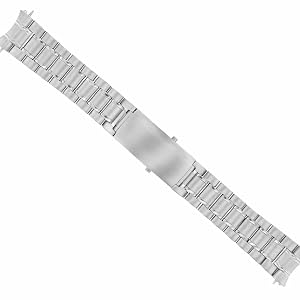 Watch Band Solid Link Compatible With Omega Bracelet Speedmaster Moonwatch 3570 1861 Stainless Steel