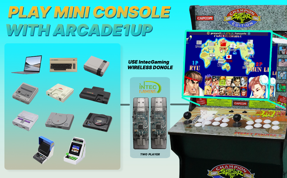 switch fighting for Arcade1Up Cabinet