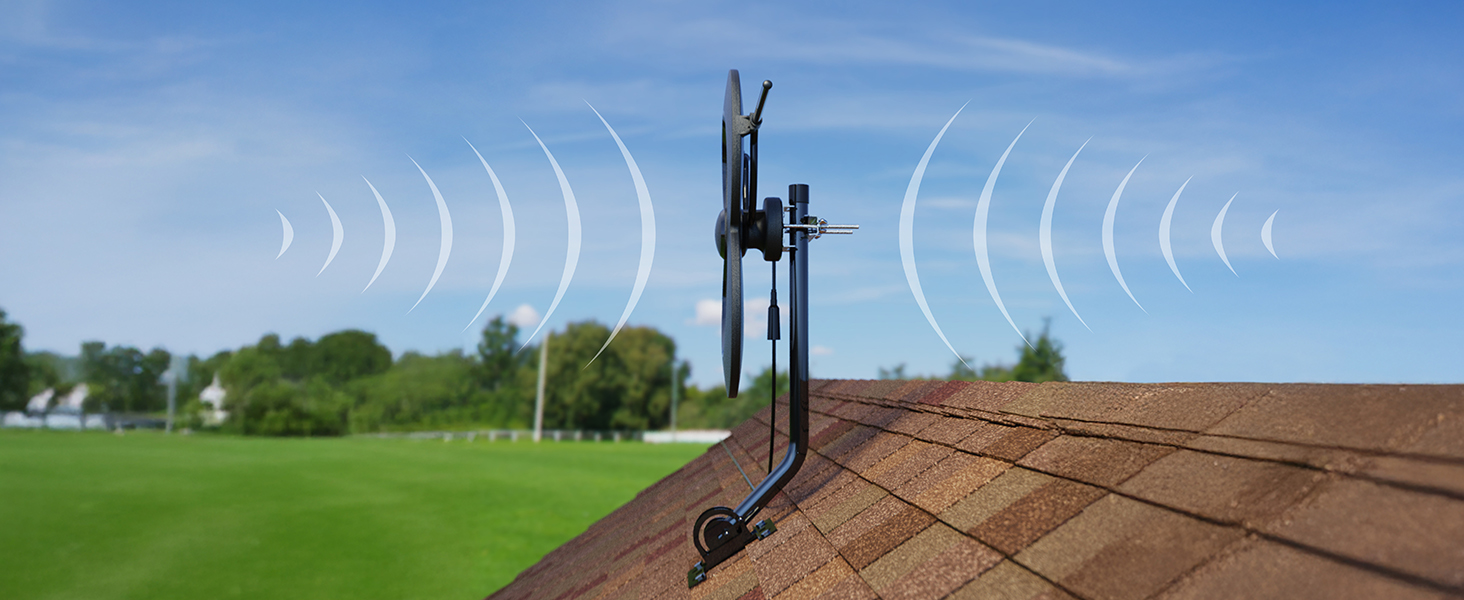 Discover free TV with our multi-directional antennas, designed to capture signal from all directions