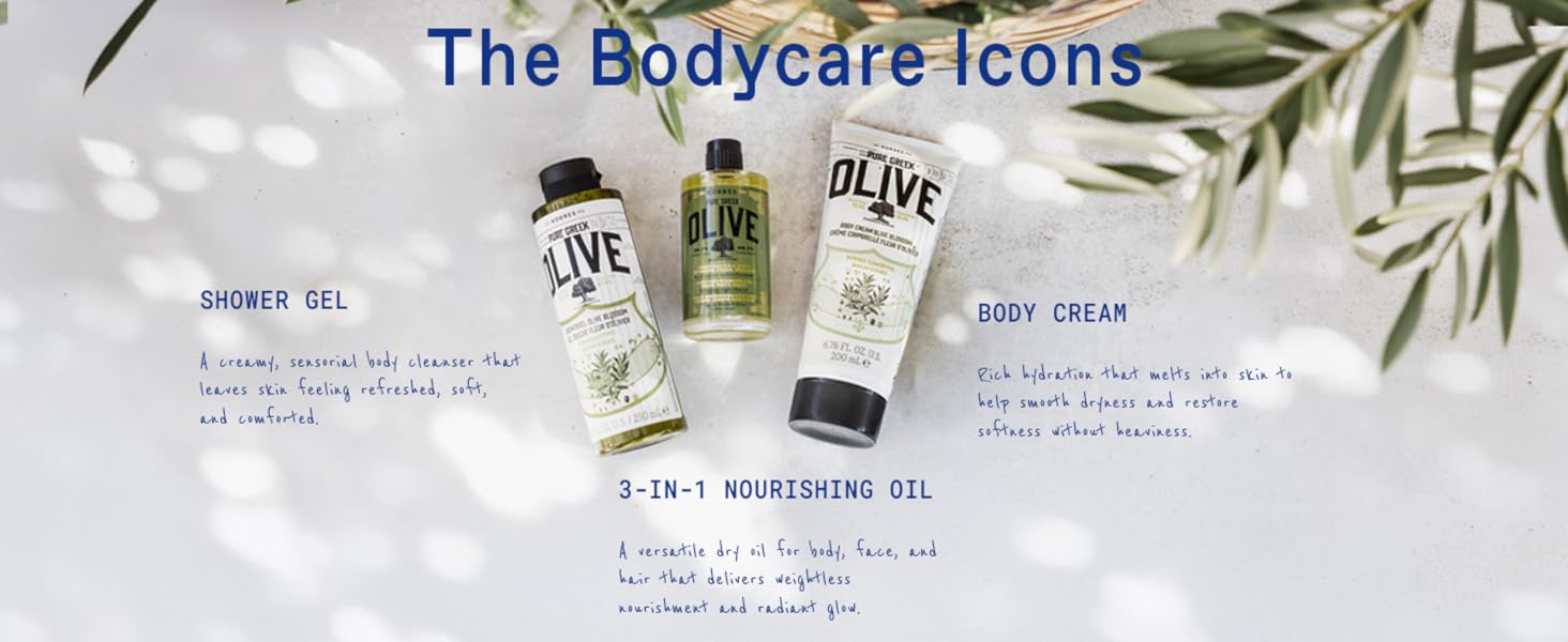 korres olive oil for skin moisturizer for dry skin body wash body cream body oil face oil hair oil