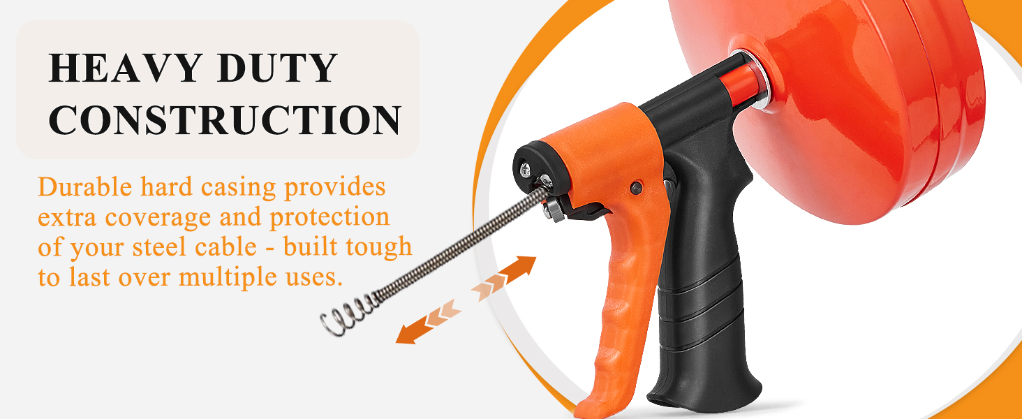 plumber snake plumbing snake for toilet drain snake drill attachment pipe snake for drain