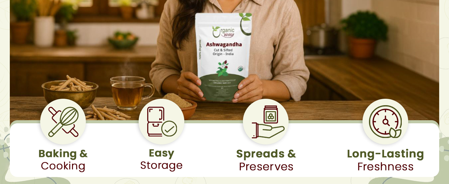 Ashwagandha Root Cut &amp;amp;amp; Sifted (Withania Somnifera)