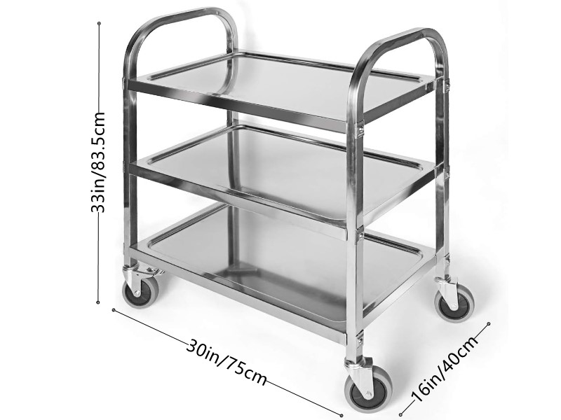 Stainless Steel Utility Cart