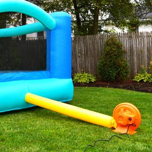 water slide blower