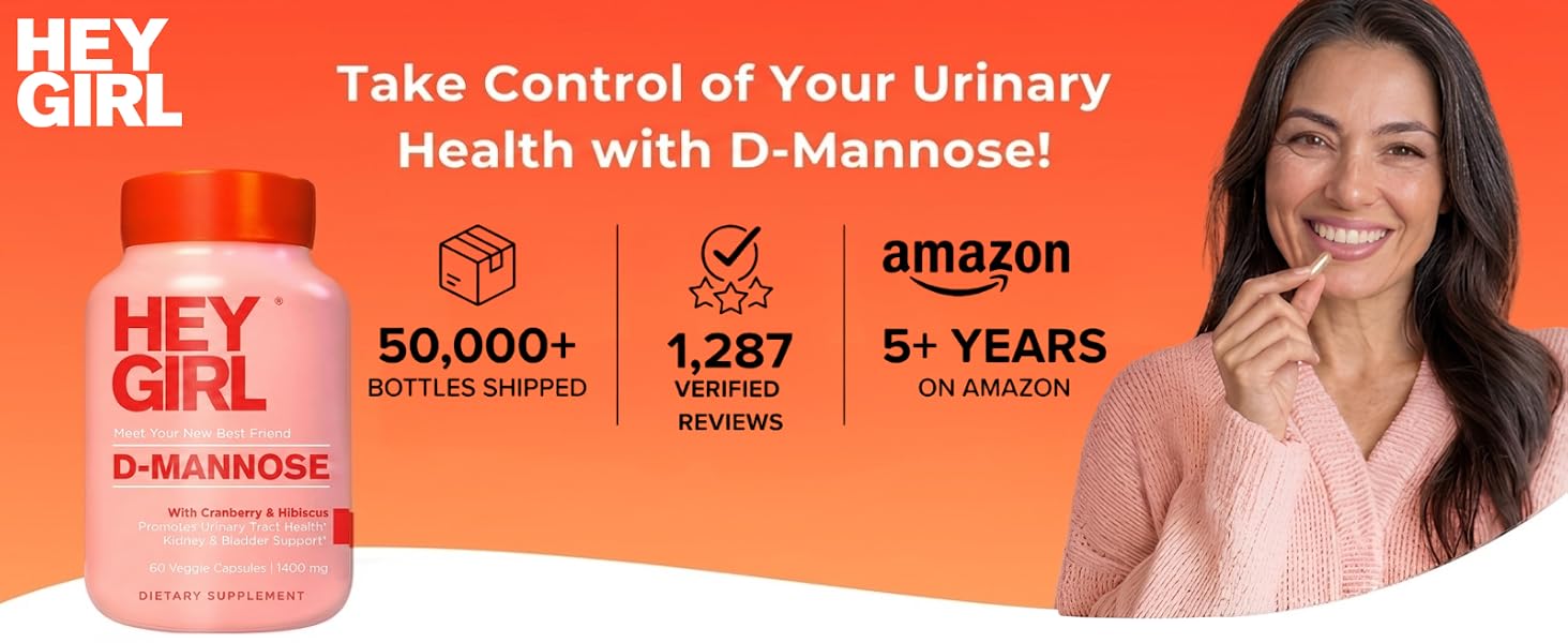 take control of your urinary health with d-mannose