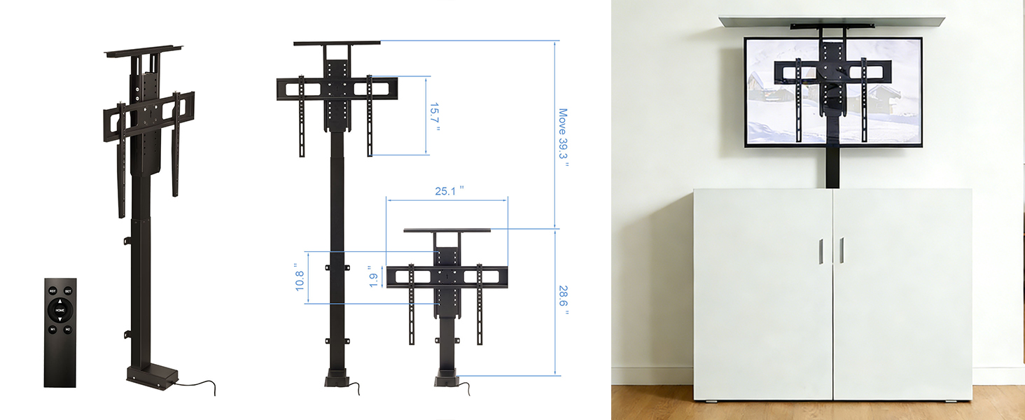 motorized lift tv cabinet