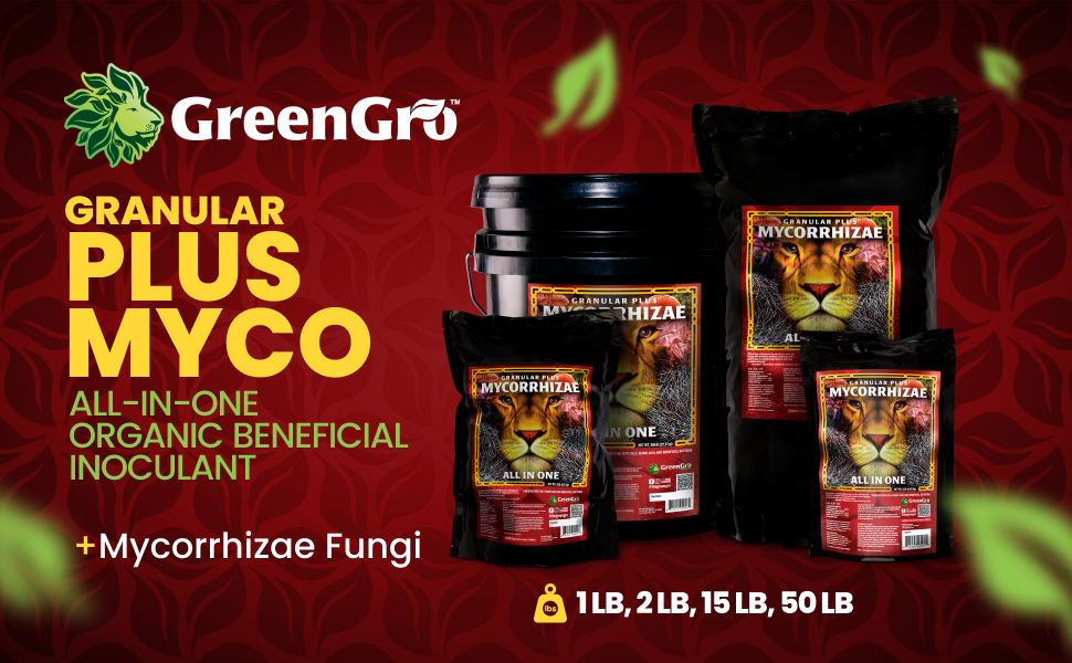 Granular Plus Myco, All-In-One Fertilizer, Organic Root Stimulator Plant Food with Mycorrhizae