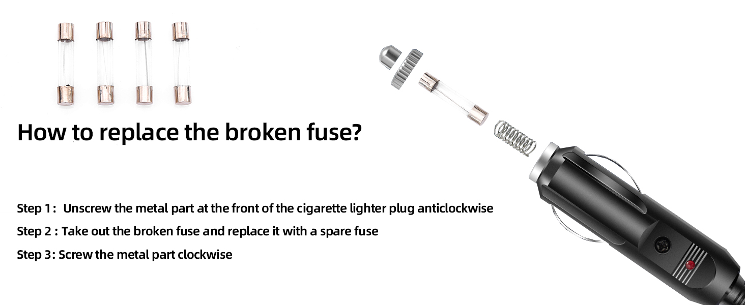 HOW TO REPLACE THE BROKEN FUSE