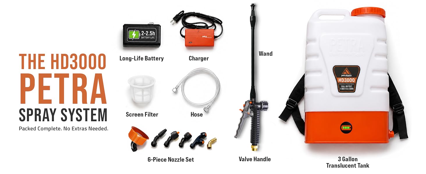 Battery powered sprayer