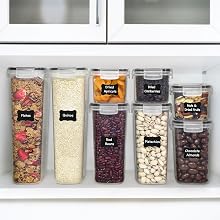 Dry food storage containers storage containers for food with lids food storage jar with lids