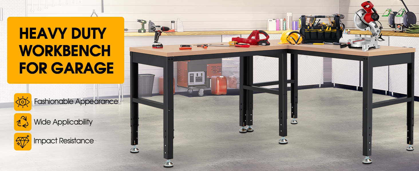 adjustable height work bench