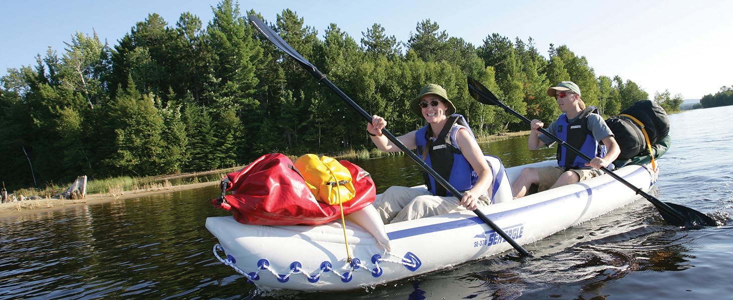 SE370 Inflatable Sports Kayak with DKS seats