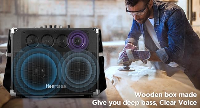 karaoke speaker with deep bass