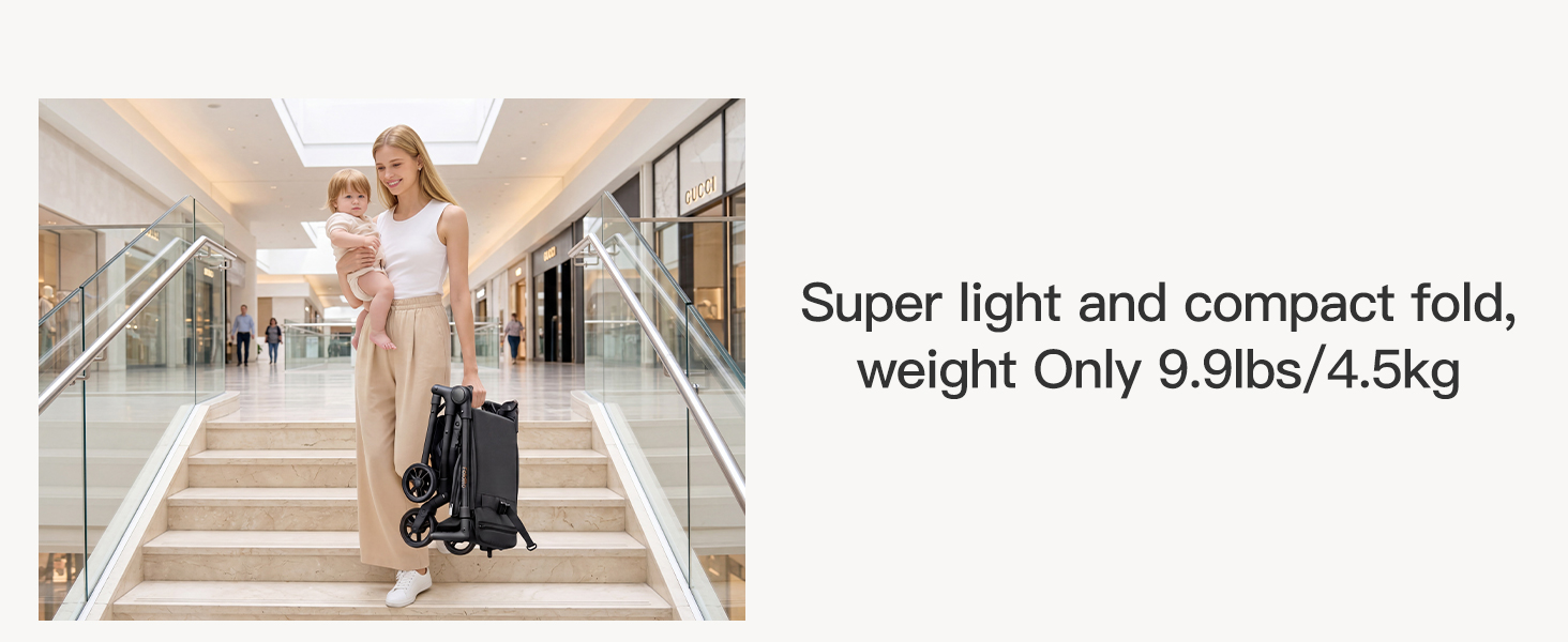 Lightweight &amp;amp;amp; Compact Stroller