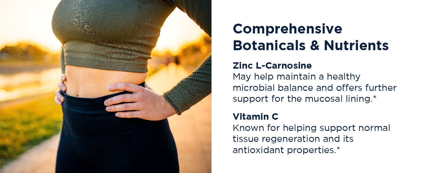 zinc l carnosine vitamin c gut health