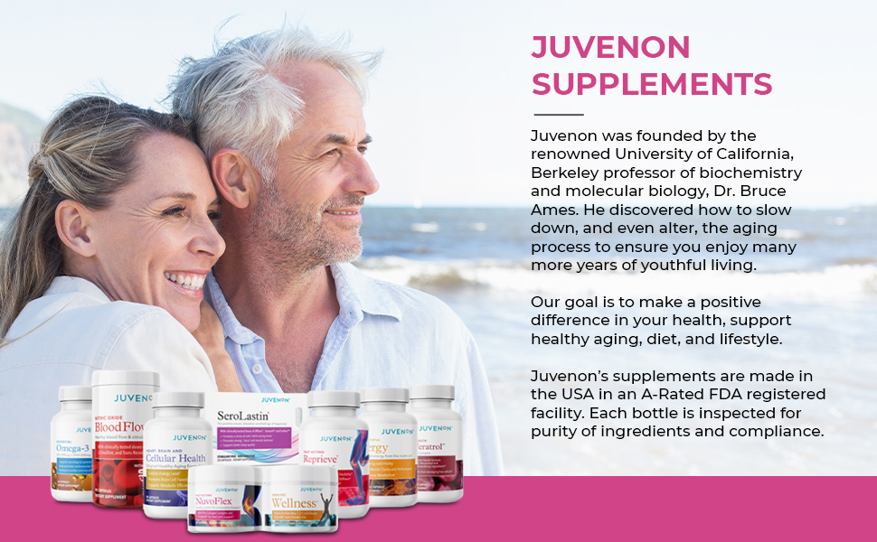 Juvenon joint nutrition formula for improved flexibility and joint mobility