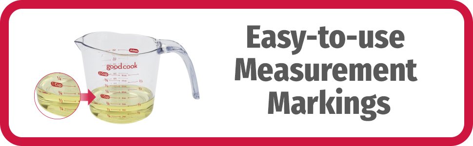 Easy-to-use Measurement Markings