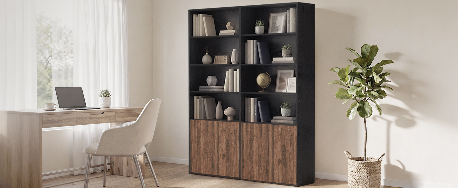 book shelf bookshelf book case tall bookshelf black shelves bookshelf with doors