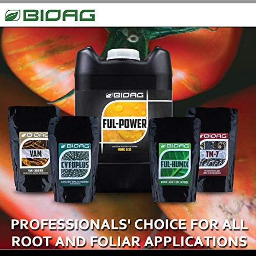 BioAg TM7 Organic Humic Acid Soil Conditioner Plus Essential Micronutrients, Dry Amendment for All Plants, S B Co Cu Fe Mn Mo Zn (300 Grams)