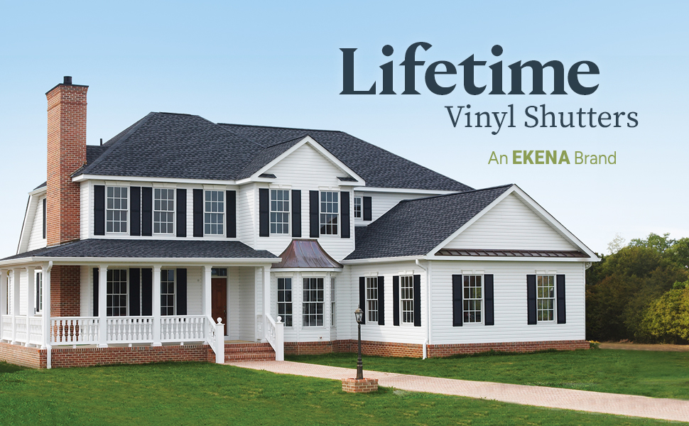 Lifetime Vinyl Shutter by Ekena Millwork