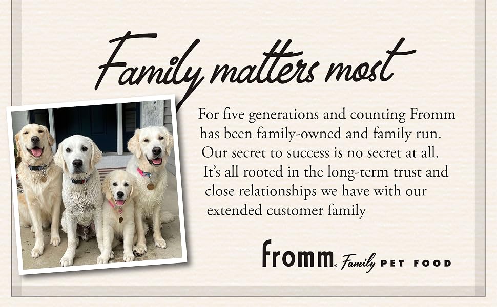 fromm family pet foods dry dog food