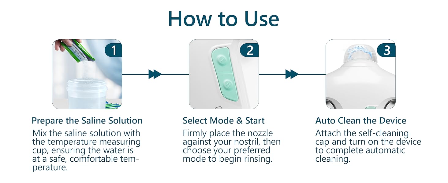 electric nasal irrigation system