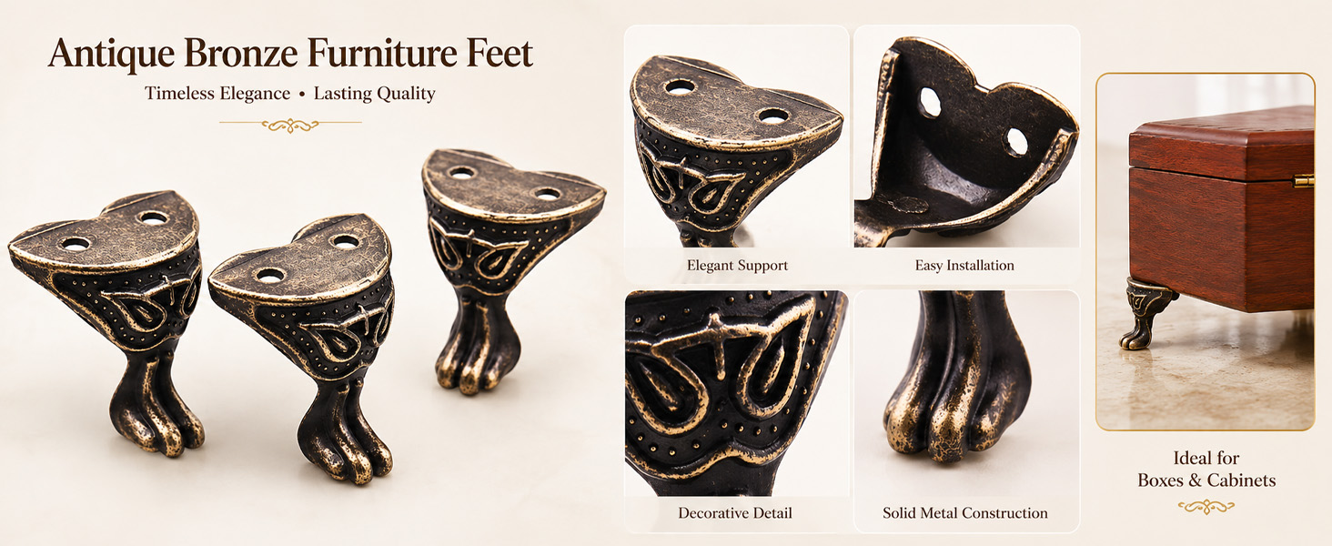 brass furniture legs