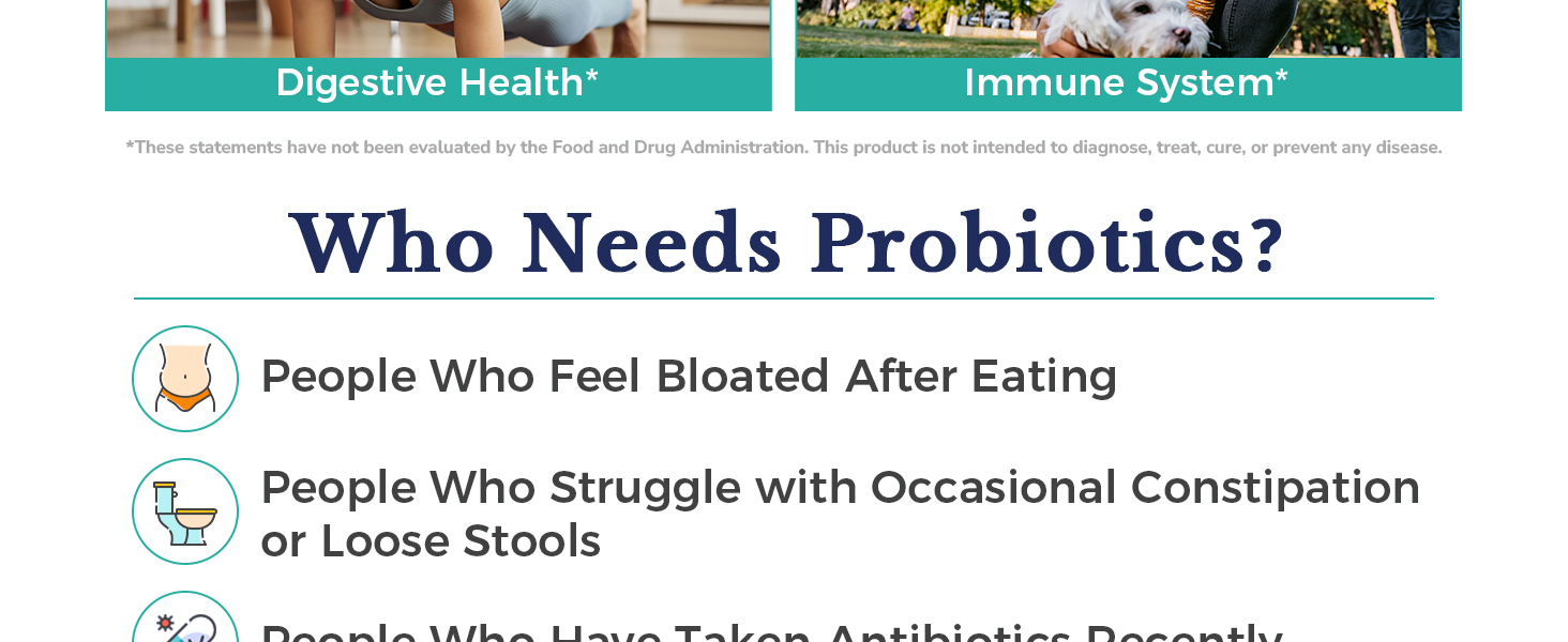 Vitalitown Max Strength Probiotics is formulated to reduce occasional gas, bloating &amp;amp; irregularity*