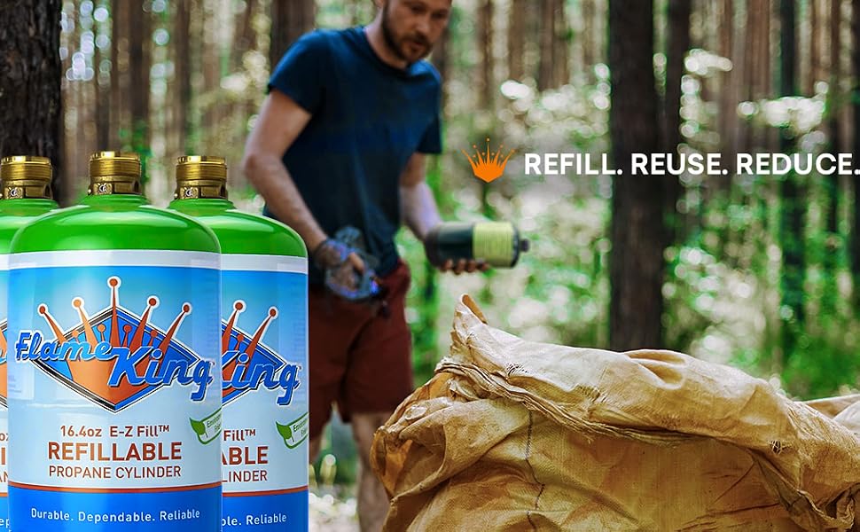 Refillable 1LB Empty Propane Cylinder Tank