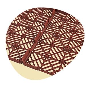 Image of deck tiles outdoor waterproof, garden decor.