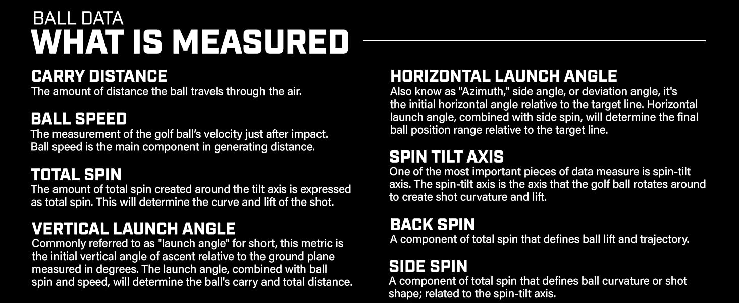 Bushnell Golf Launch Pro Ball Data