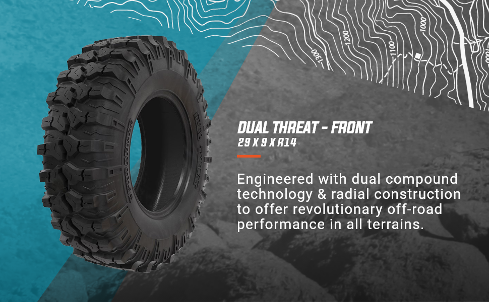 DUAL THREAT Front, 29 X 9 X R14