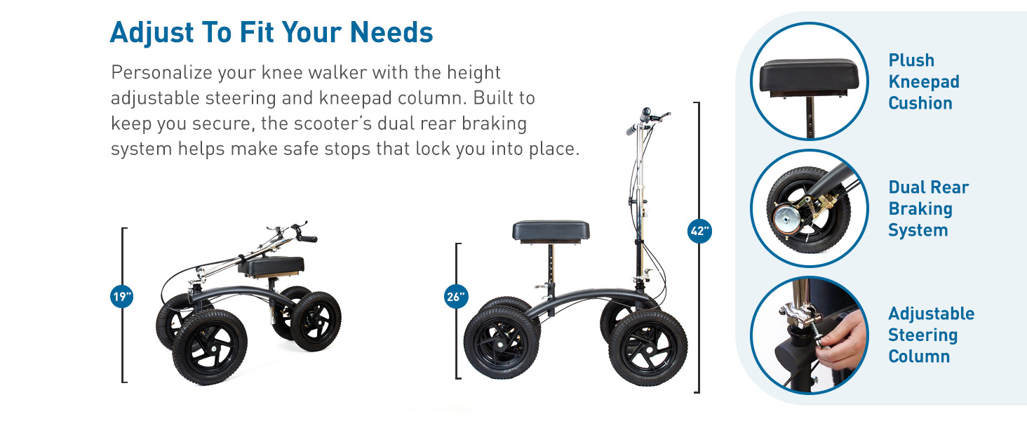 BodyMed All-Terrain Knee Walker