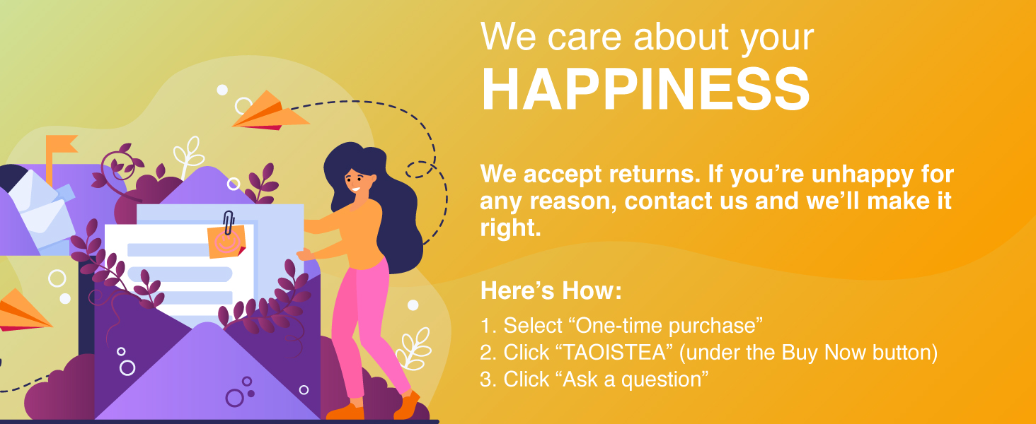 we care about your happiness