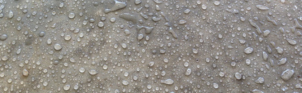 water beading