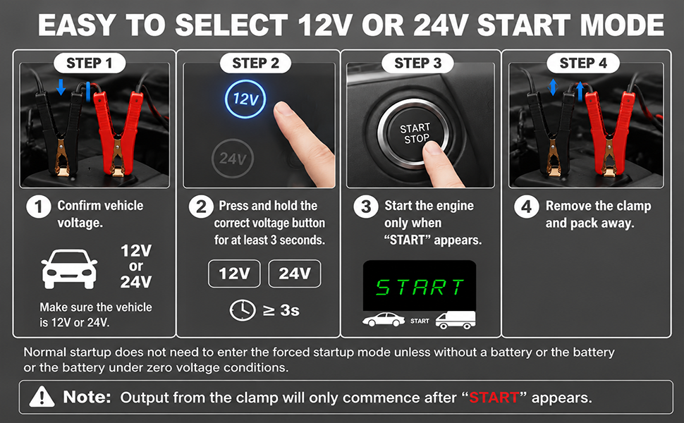 24V jump starter