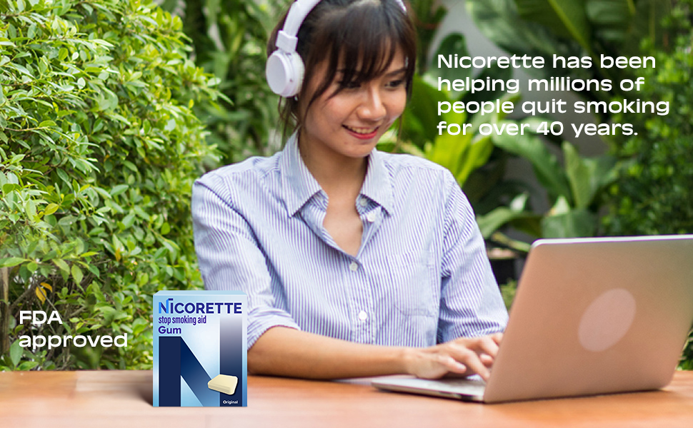 Nicorette has been helping millions of people quit smoking for over 40 years.