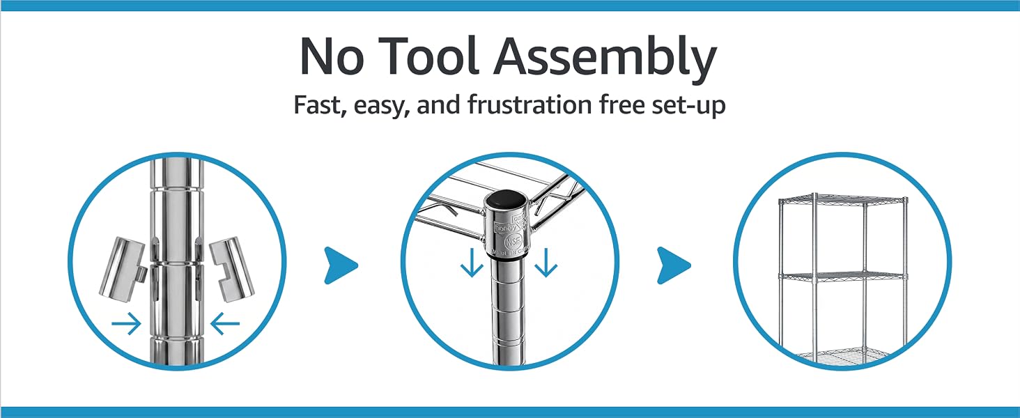 Honey-Can-Do No Tool Assembly