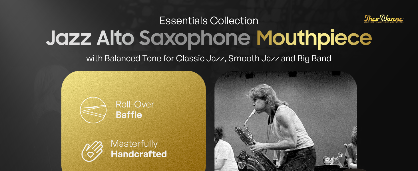 Brahma 24K Saxophone Mouthpiece - Hard Rubber