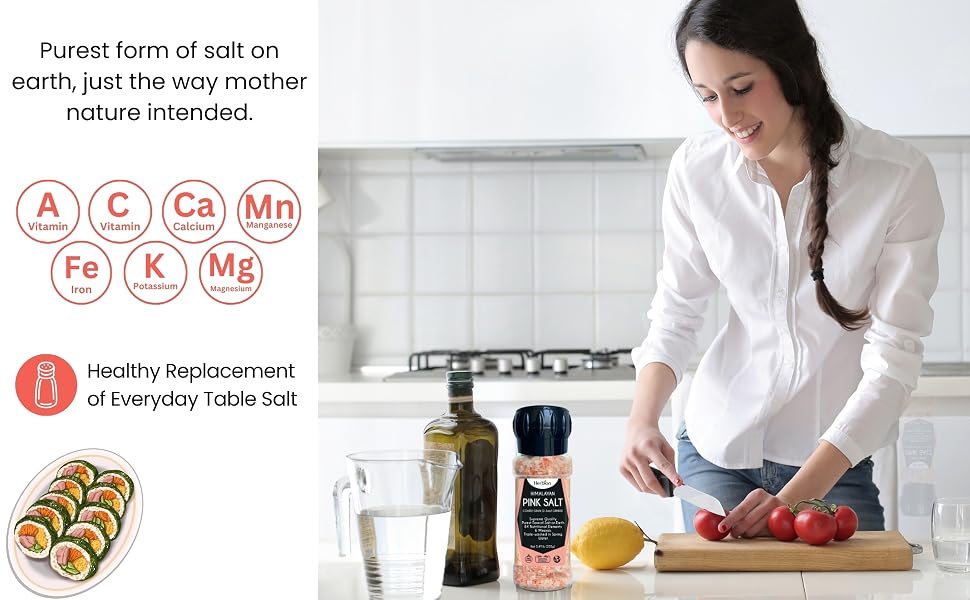 Everyday coarse pink salt refill for home cooks, chefs, and meal prep.