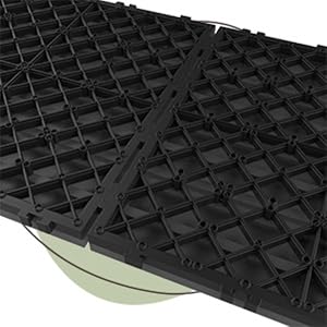 Image of deck tiles outdoor waterproof, garden decor.