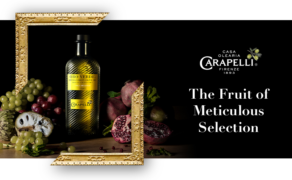 Carapelli Oro Verde EVOO Olive Oil - The Fruit of Meticulous Selection