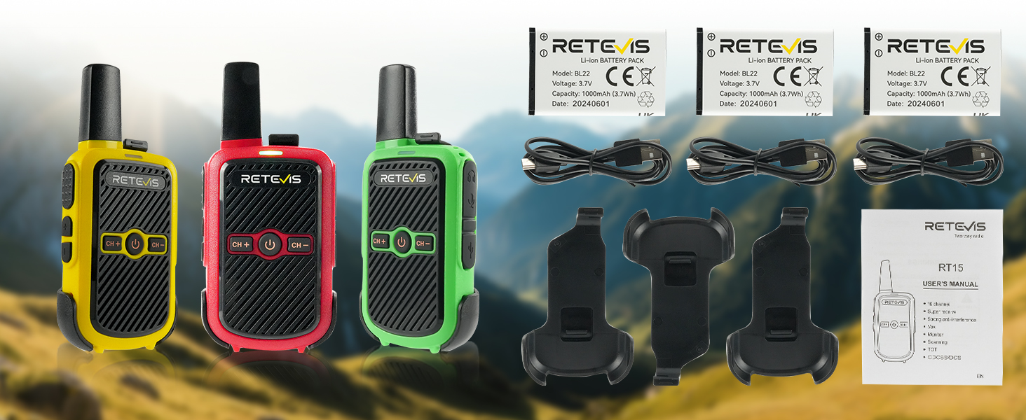 Rechargeable walkie-talkie
