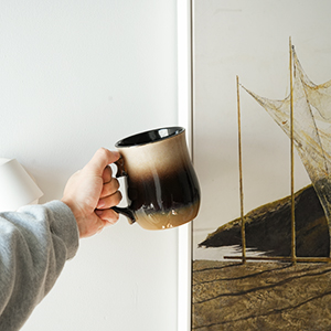 large ceramic coffee mug