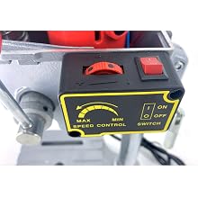 3-Speed Mini Drill Press Bench, Mini Electric Bench Drill Press Stand