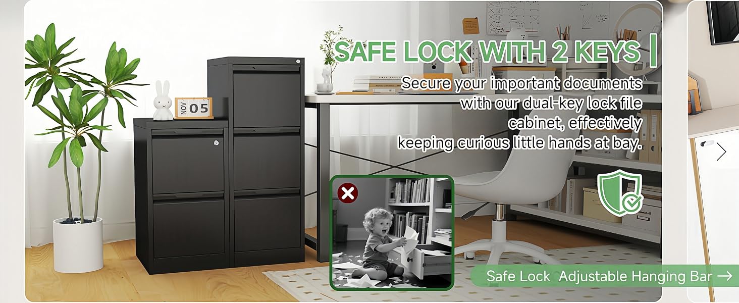 file cabinet,2 drawer file cabinet with lock,under desk small locking cabinet,metal filing cabinet
