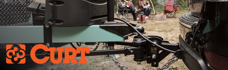 CURT TruTrack weight distribution hitch, load-leveling hitch, sway control hitch, camper hitch